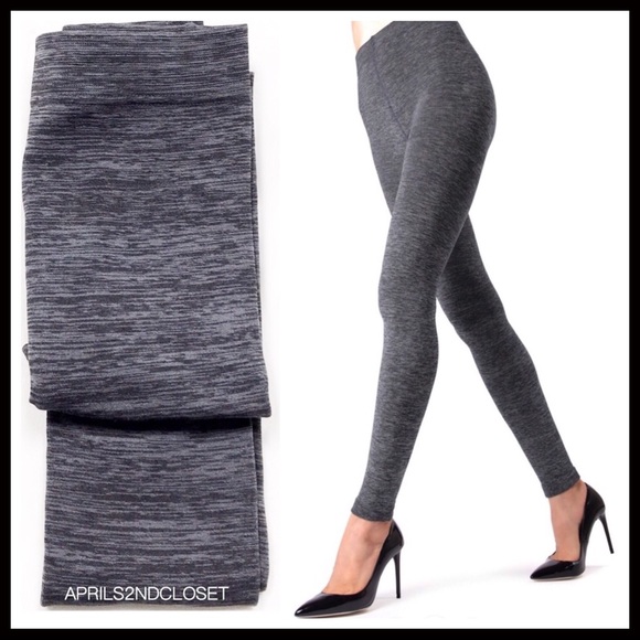 FLEECE LINED FOOTLESS LEGGING TIGHTS A2C - Picture 2 of 6